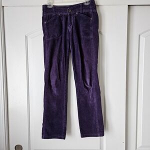 Vintage Kuhl Corduroy Pants Size 4 Purple Bootcut Whimisgoth Gorpcore Outdoors